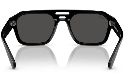 Sunčane naočale Ray-Ban Corrigan RB4397 667787 Flat Top Crni