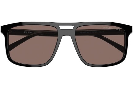 Sunčane naočale Prada PRA22SF 16K30H Polarized Pravokutan Crni