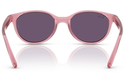 Sunčane naočale Ray-Ban Junior RJ9080S 71691A Okrugao Ružičasti