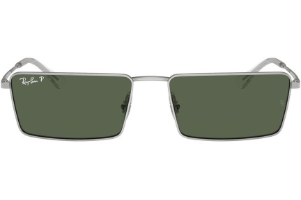 Sunčane naočale Ray-Ban RB3741 003/9A Polarized Pravokutan Srebrni