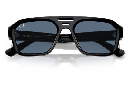 Sunčane naočale Ray-Ban Corrigan RB4397 667780 Flat Top Crni