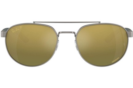 Sunčane naočale Ray-Ban RB3736CH 92696O Polarized Pravokutan Sivi