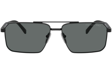 Sunčane naočale Prada PRA57S 1AB5Z1 Polarized Pravokutan Crni