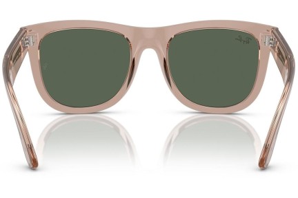 Sunčane naočale Ray-Ban Wayfarer Reverse RBR0502S 6727VR Kvadratni Smeđi