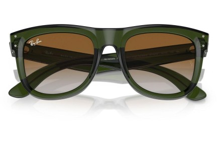 Sunčane naočale Ray-Ban Wayfarer Reverse RBR0502S 6775CB Kvadratni Zeleni