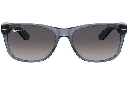 Sunčane naočale Ray-Ban New Wayfarer RB2132 6592M3 Polarized Kvadratni Plavi