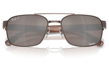 Sunčane naočale Ray-Ban RB3751CH 9259AN Polarized Kvadratni Smeđi