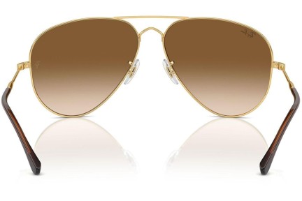 Sunčane naočale Ray-Ban RB3825 001/51 Pilotski Zlatni