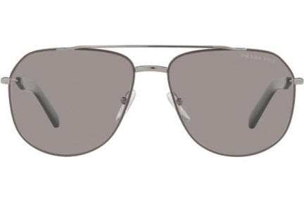 Sunčane naočale Prada PR59WS 08S06M Polarized Pilotski Srebrni