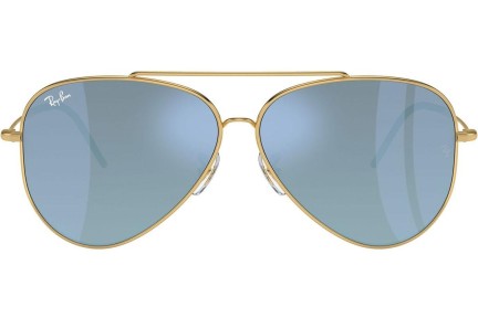 Sunčane naočale Ray-Ban Aviator Reverse RBR0101S 001/GA Pilotski Zlatni