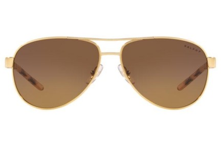 Sunčane naočale Ralph by Ralph Lauren RA4004 9411T5 Polarized Pilotski Zlatni