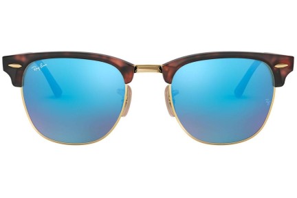 Sunčane naočale Ray-Ban Clubmaster Flash Lenses RB3016 114517 Zadebljani gornji dio Havana