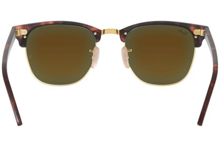 Sunčane naočale Ray-Ban Clubmaster Flash Lenses RB3016 114517 Zadebljani gornji dio Havana