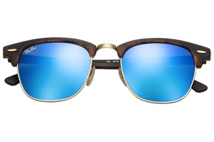 Sunčane naočale Ray-Ban Clubmaster Flash Lenses RB3016 114517 Zadebljani gornji dio Havana