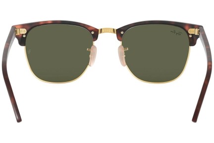 Sunčane naočale Ray-Ban Clubmaster Flash Lenses RB3016 114530 Zadebljani gornji dio Havana