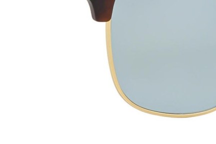 Sunčane naočale Ray-Ban Clubmaster Flash Lenses RB3016 114530 Zadebljani gornji dio Havana