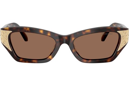 Sunčane naočale Swarovski SK6029 100273 Cat Eye Havana