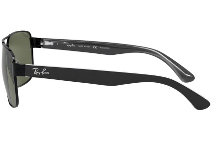 Sunčane naočale Ray-Ban RB3530 002/9A Polarized Pravokutan Crni