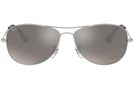 Sunčane naočale Ray-Ban Chromance Collection RB3562 003/5J Polarized Pilotski Srebrni