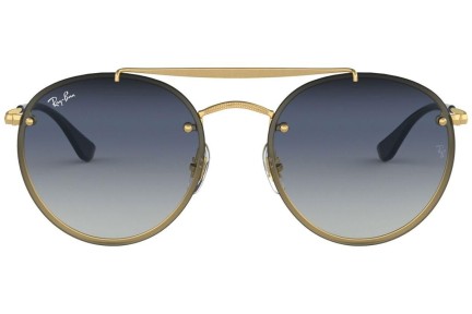 Sunčane naočale Ray-Ban Blaze Round Double Bridge Blaze Collection RB3614N 91400S Okrugao Zlatni