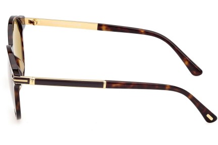 Sunčane naočale Tom Ford Araki FT1184 52H Polarized Okrugao Havana