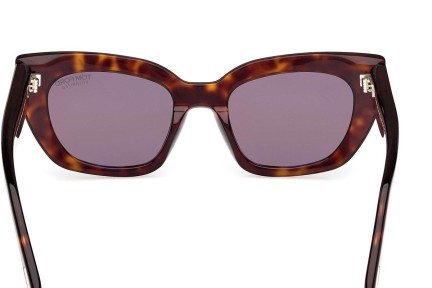 Sunčane naočale Tom Ford Athena FT1190 52H Polarized Cat Eye Havana