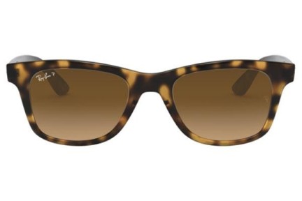 Sunčane naočale Ray-Ban RB4640 710/M2 Polarized Kvadratni Havana