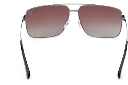 Sunčane naočale Timberland TB00030 06H Polarized Pilotski Srebrni