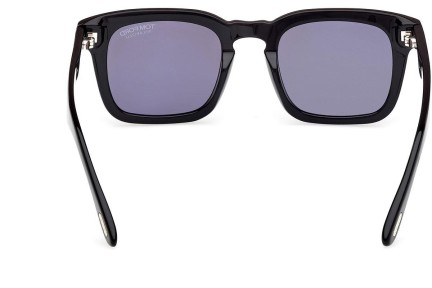 Sunčane naočale Tom Ford Dax FT0751 01D Polarized Kvadratni Crni