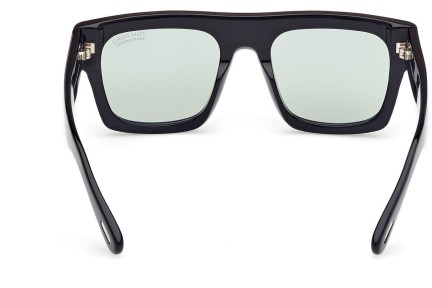 Sunčane naočale Tom Ford Fausto FT0711 01N Flat Top Crni