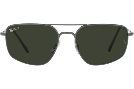 Sunčane naočale Ray-Ban RB3666 004/N5 Polarized Pravokutan Sivi