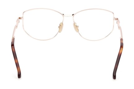 Naočale Max Mara MM5153 028 Cat Eye Zlatni