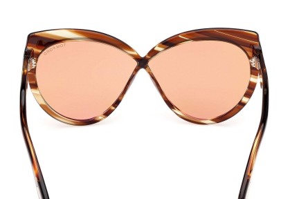 Sunčane naočale Tom Ford Beatrice FT1196 53E Cat Eye Havana