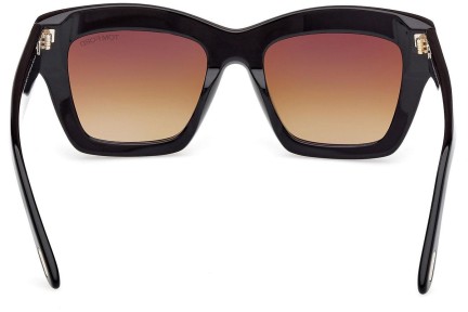 Sunčane naočale Tom Ford Luna FT1191 01F Cat Eye Crni