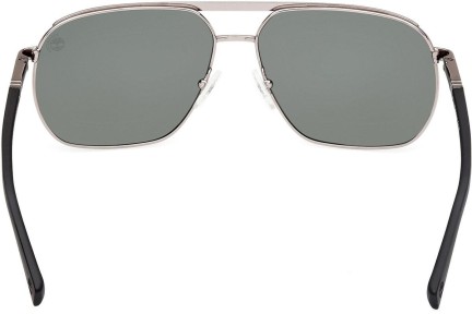 Sunčane naočale Timberland TB00027 08R Polarized Kvadratni Srebrni