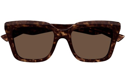 Sunčane naočale Alexander McQueen AM0473S 002 Kvadratni Havana