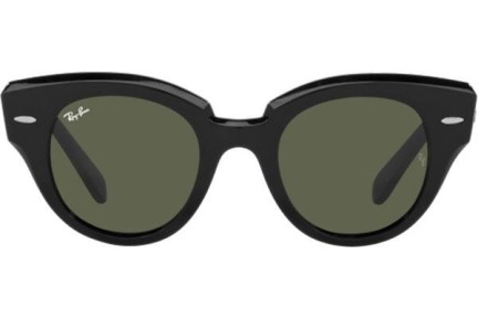 Sunčane naočale Ray-Ban Roundabout RB2192 901/31 Okrugao Crni