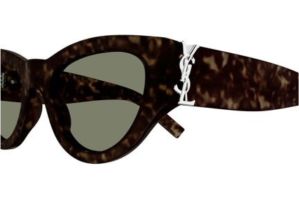 Sunčane naočale Saint Laurent SLM94 008 Cat Eye Havana