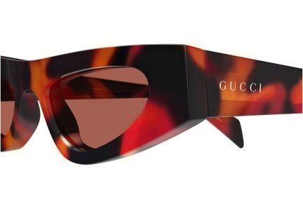 Sunčane naočale Gucci GG1779S 005 Cat Eye Havana