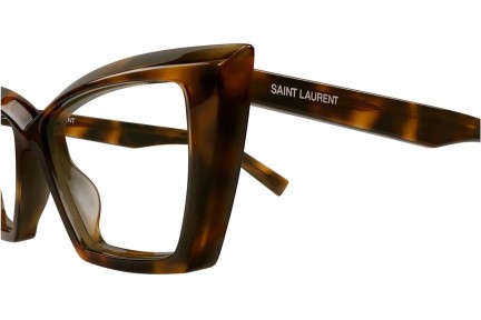 Naočale Saint Laurent SL657OPT 002 Cat Eye Havana