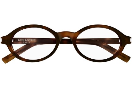 Naočale Saint Laurent SL751JEANNEOPT 003 Ovalni Havana