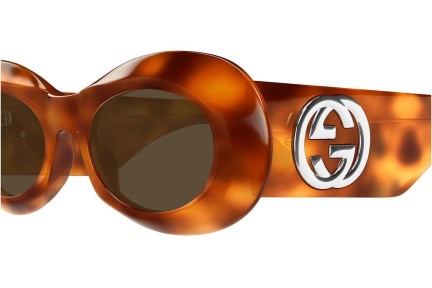 Sunčane naočale Gucci GG1696S 002 Ovalni Havana