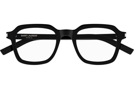 Naočale Saint Laurent SL715SLIMOPT 001 Kvadratni Crni