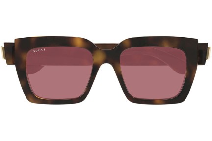 Sunčane naočale Gucci GG1689S 002 Kvadratni Havana