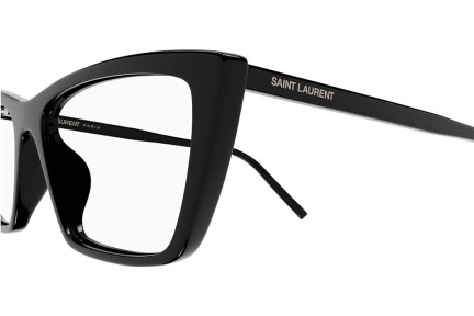 Naočale Saint Laurent SL737MICATHINOPT 001 Cat Eye Crni