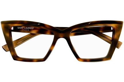 Naočale Saint Laurent SL657OPT 002 Cat Eye Havana