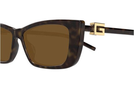 Sunčane naočale Gucci GG1681S 004 Cat Eye Havana