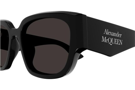 Sunčane naočale Alexander McQueen AM0468S 001 Kvadratni Crni