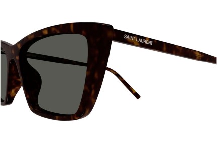 Sunčane naočale Saint Laurent SL737MICATHIN 002 Cat Eye Havana