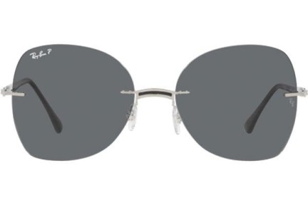 Sunčane naočale Ray-Ban Titanium Collection RB8066 003/81 Polarized Kvadratni Crni